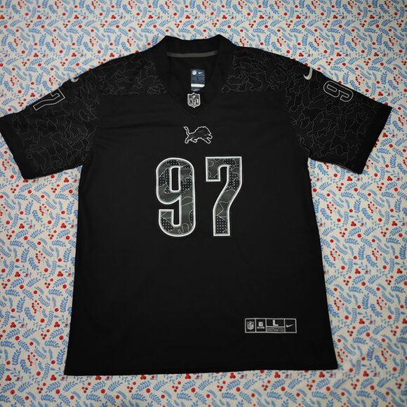 NFL HUTCHINSON black jersey No. 97